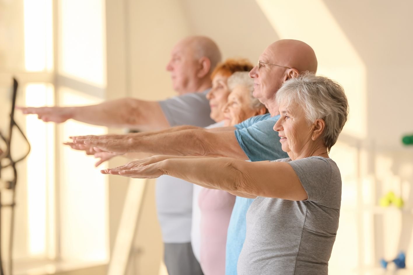 Exercice de renforcement encadré — fitness médical MTT