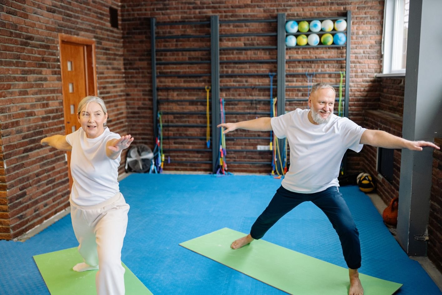 Rééducation active dans l'espace de fitness